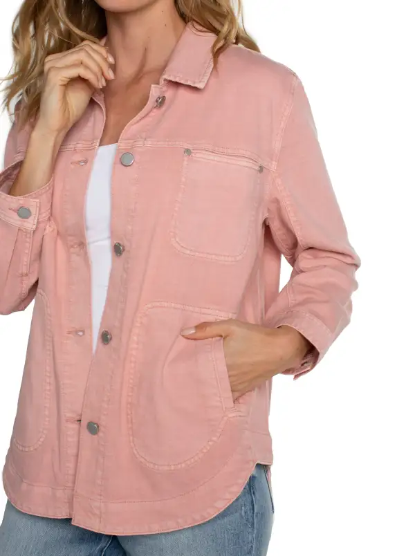 Soft Denim Shacket