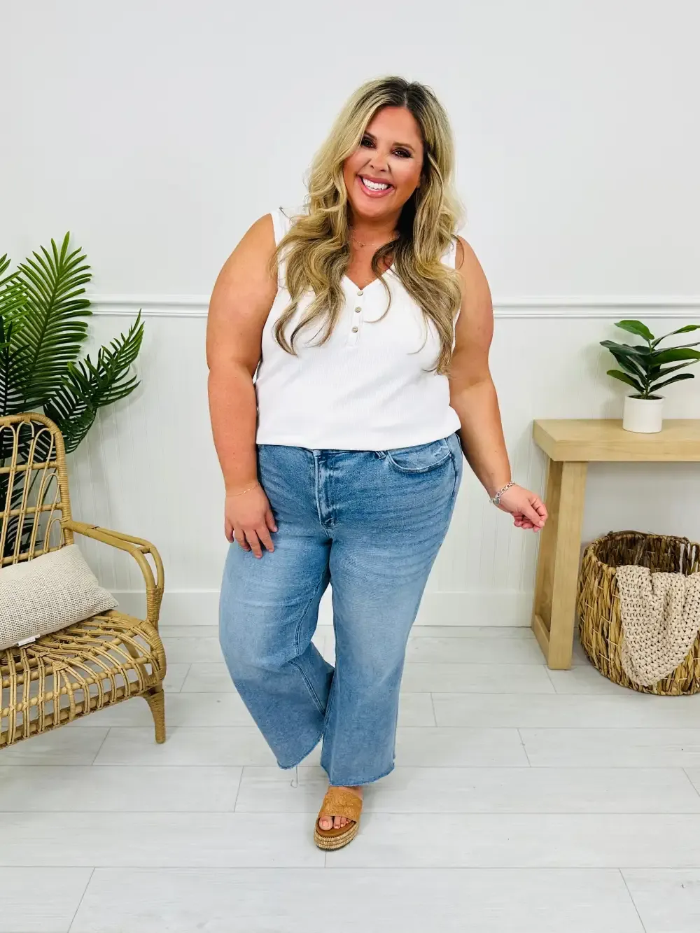 Wide Awake Mica Wide Leg Jeans