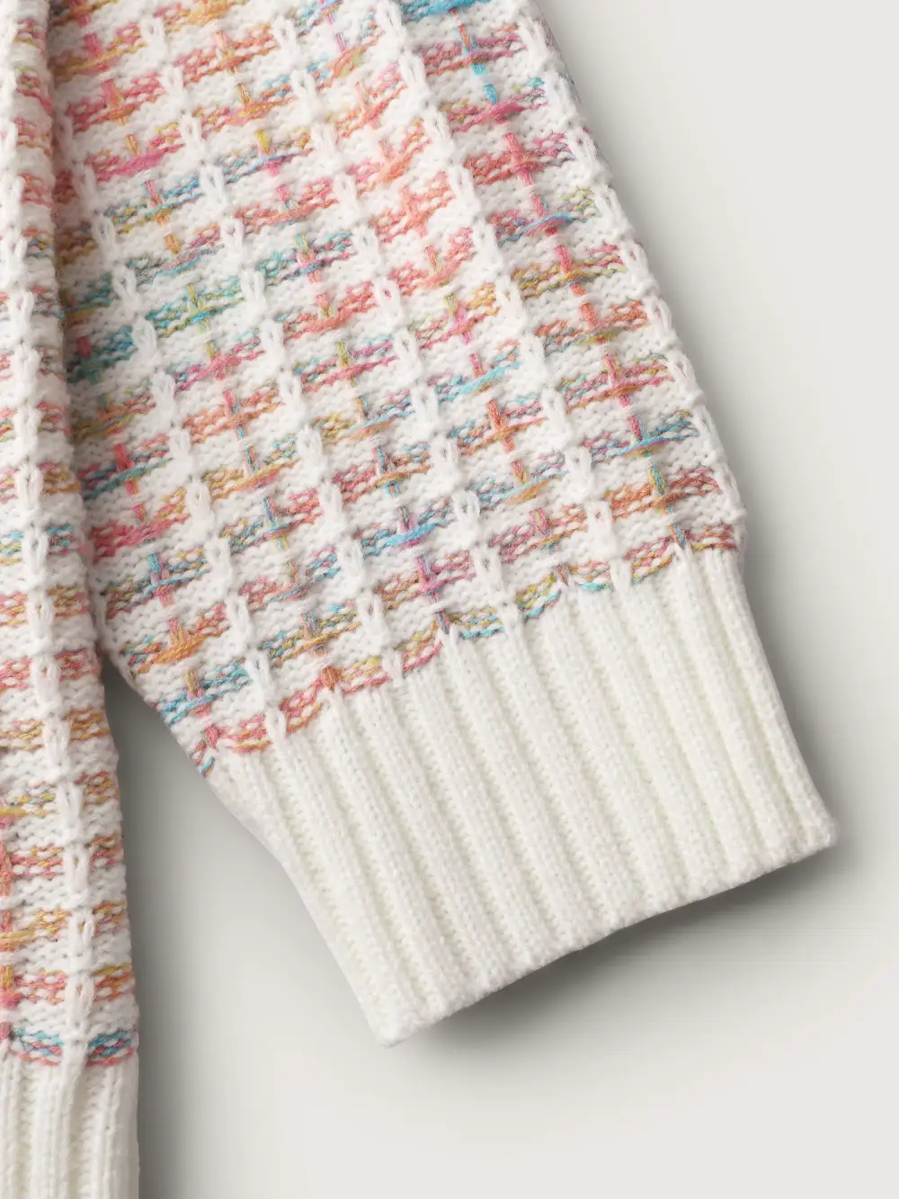 Tissue Textured Color Gradient Pullover