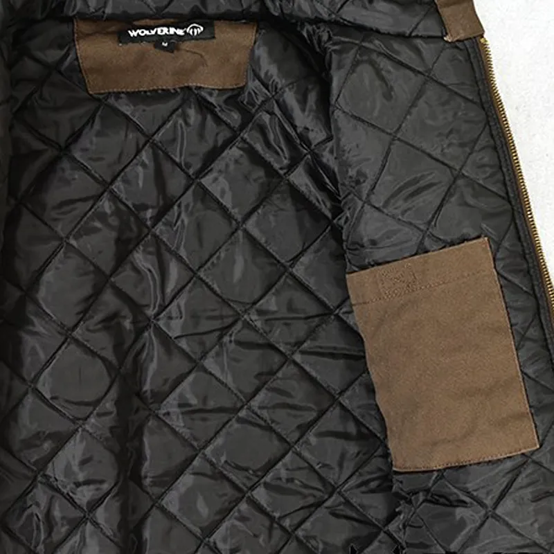 Men's Retro With Cotton Lining Wear-Resistant Tactical Hooded Jacket