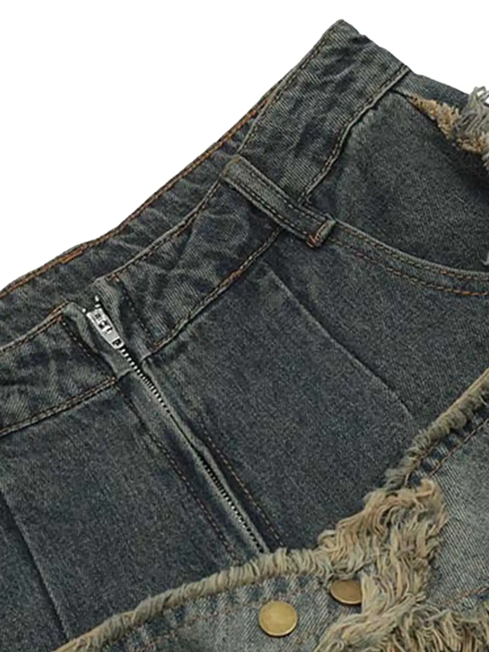 Patch Embroidered Straight-leg Jeans - 1572