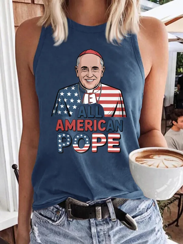 Women's All America Pope Crew Neck Vest