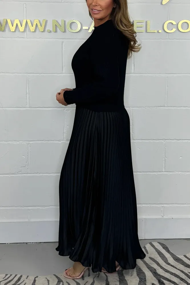 Long Sleeve Jumper & Pleated Bottom Dress