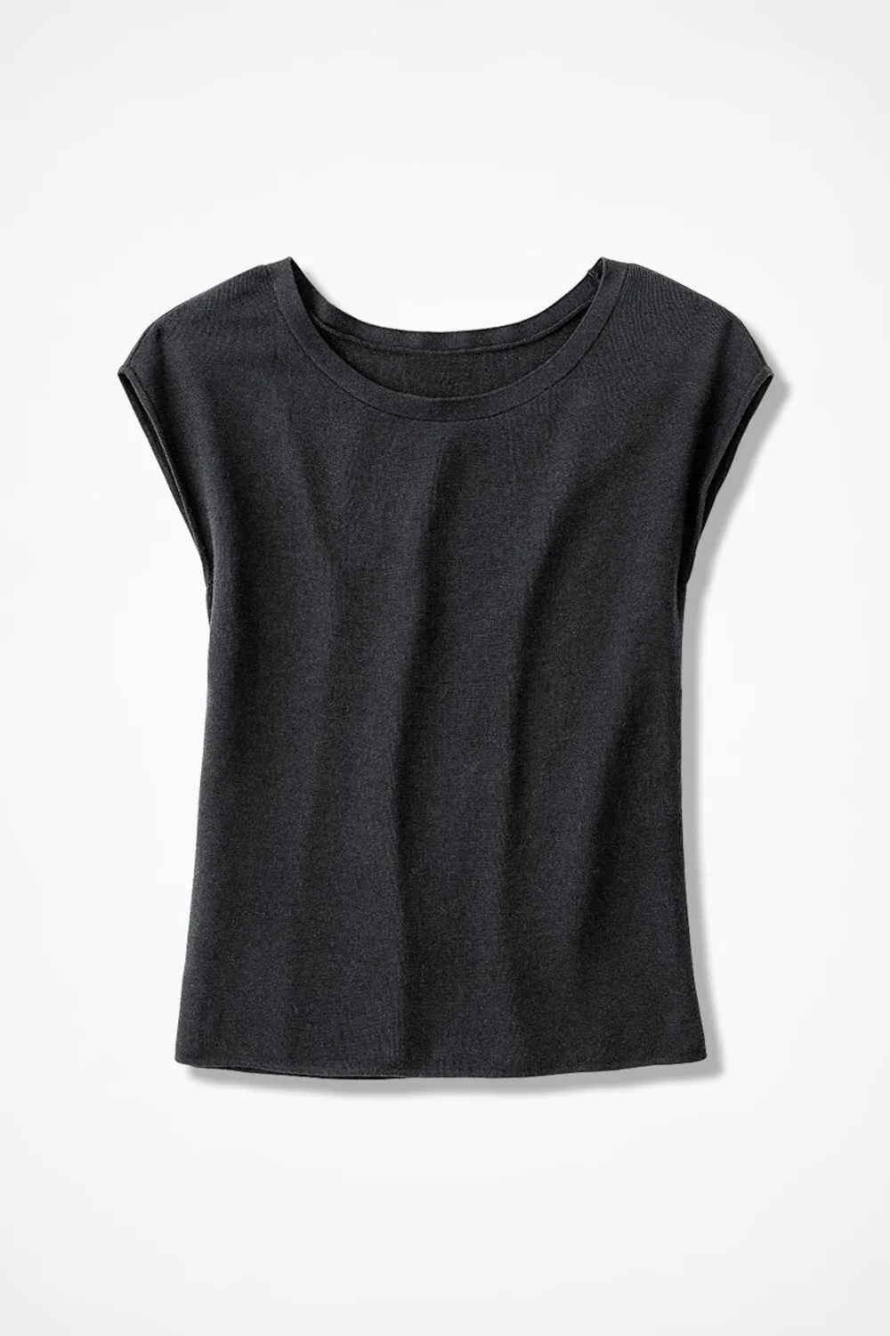Cap Sleeve Sweater Tee