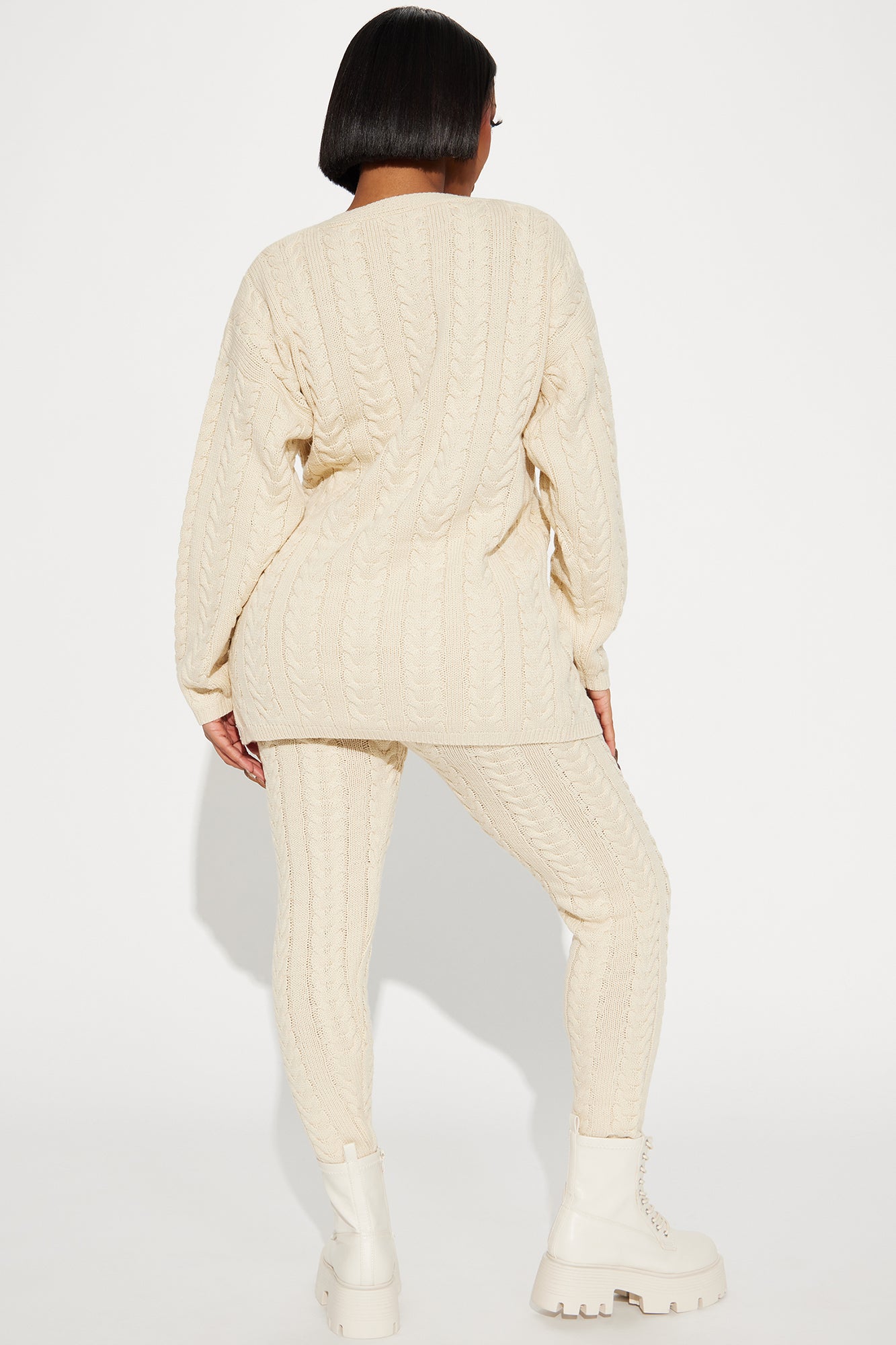 Keeley Sweater Pant Set - Cream