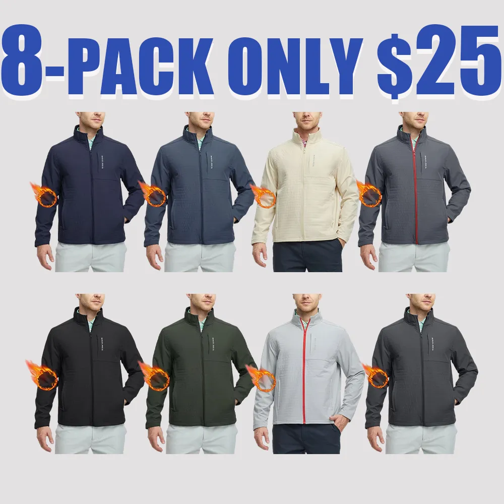 Men's Golf Windbreaker Jacket, Performance Golf Top, Waterproof Outdoor Jacket, Casual Men's Wear,Lightweight Jackets