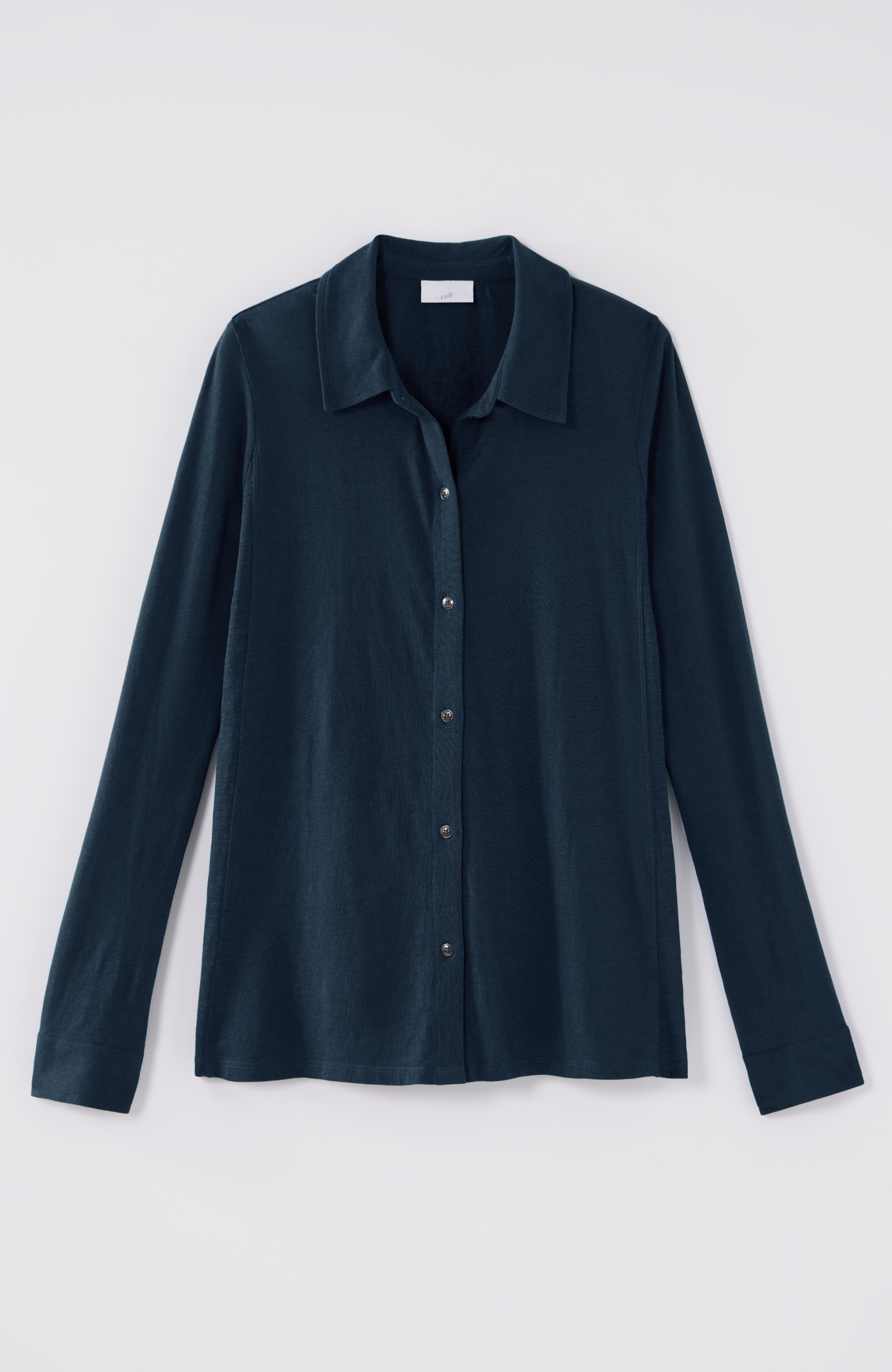 Button-Front Knit Shirt