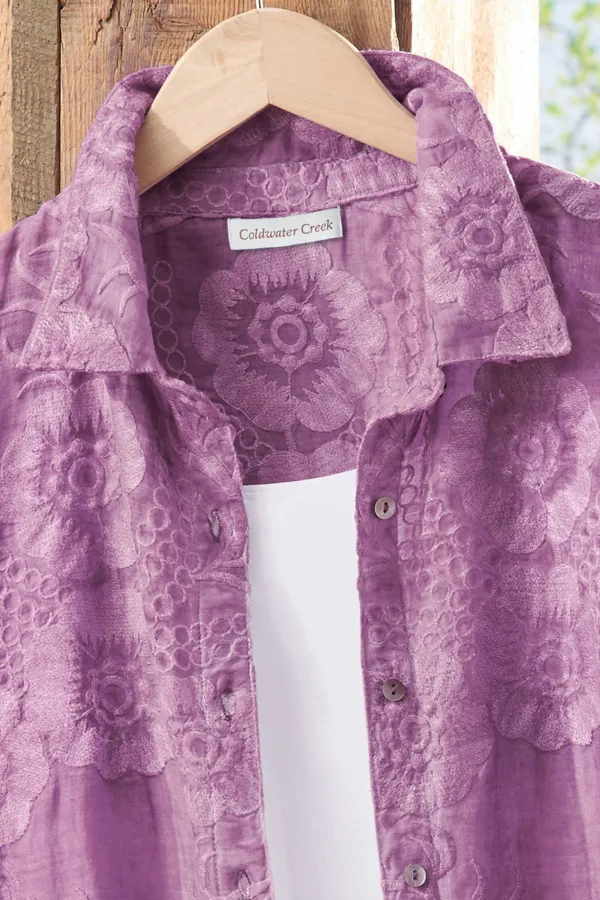 Lace Impressions Vintage-Wash Tunic