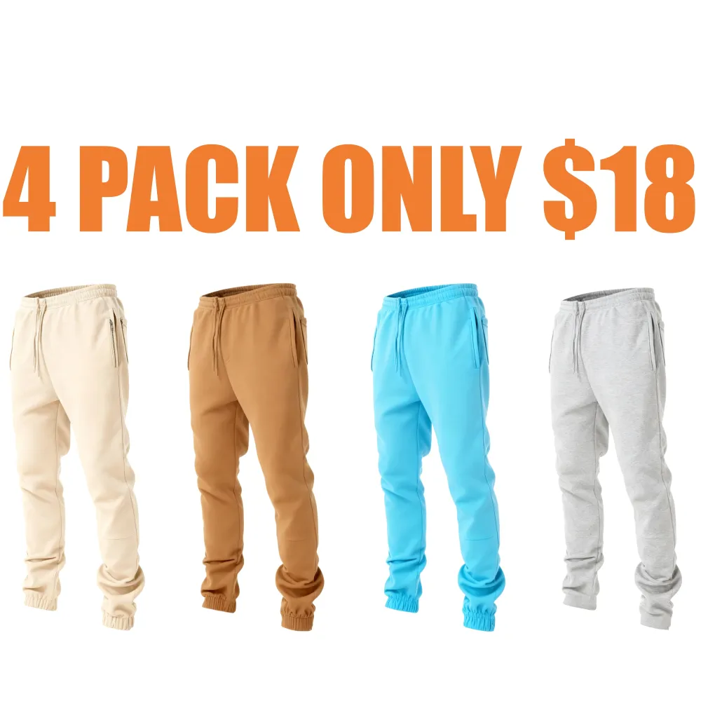 Mens Fleece Wide Leg Sweatpants