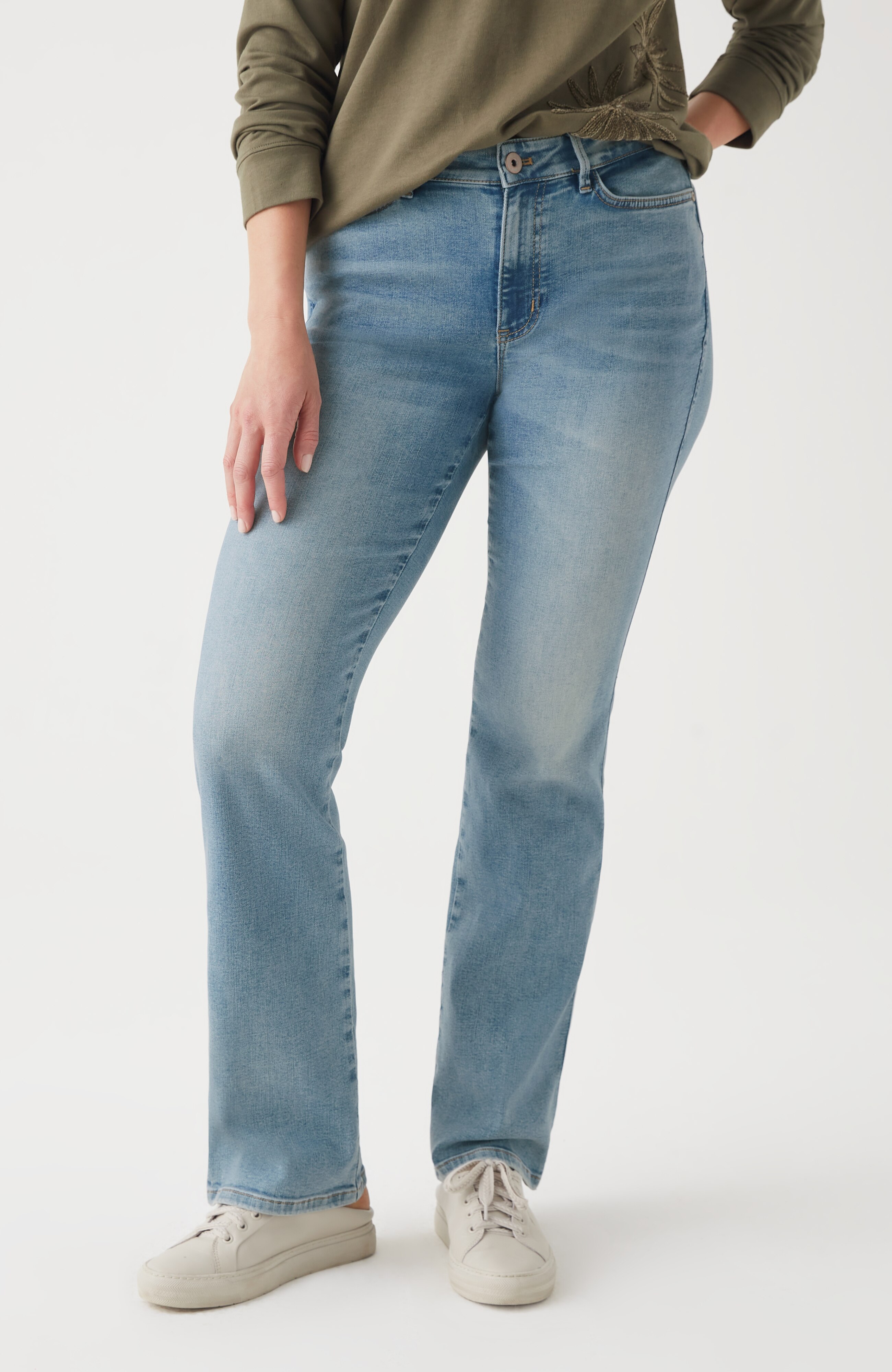 Relaxed Demi-Boot Jeans
