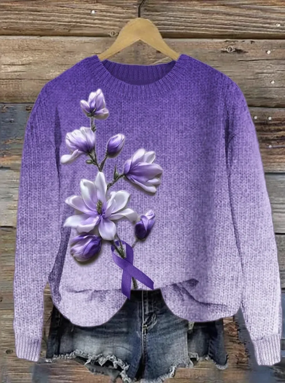 Maple Leaf Simple Sweater