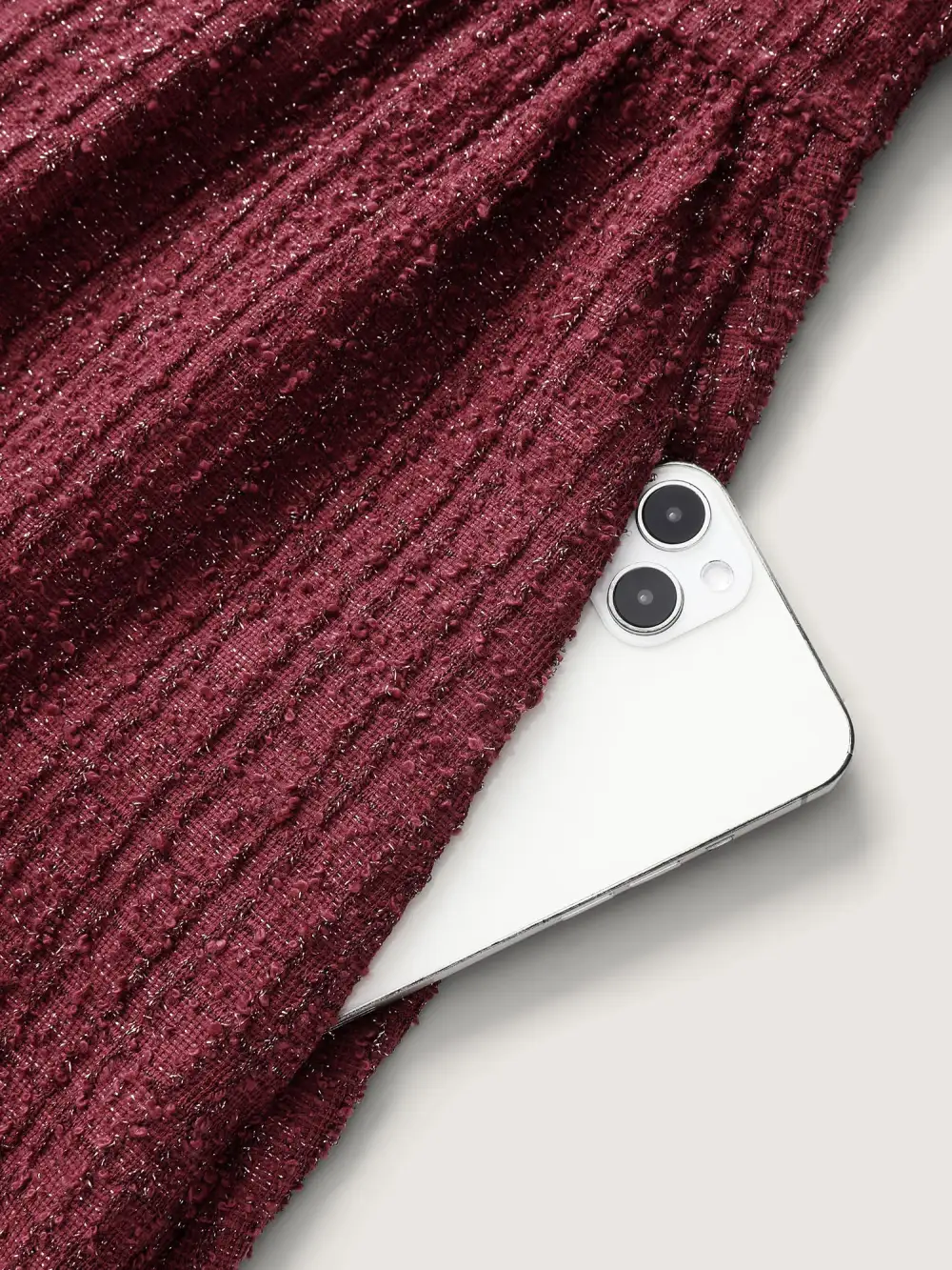 Tweed Textured Halter Neck Mini Dress