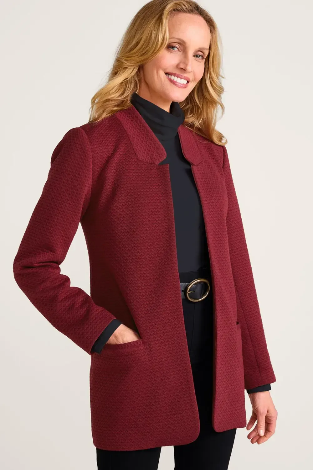 St. James Textured Knit Jacket