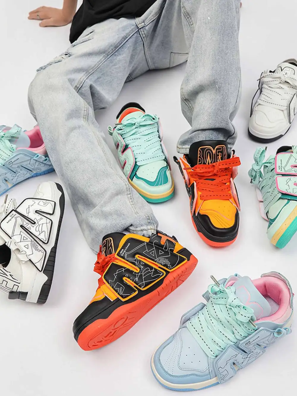 Versatile Lightweight Soft-soled Board Shoes - 1716