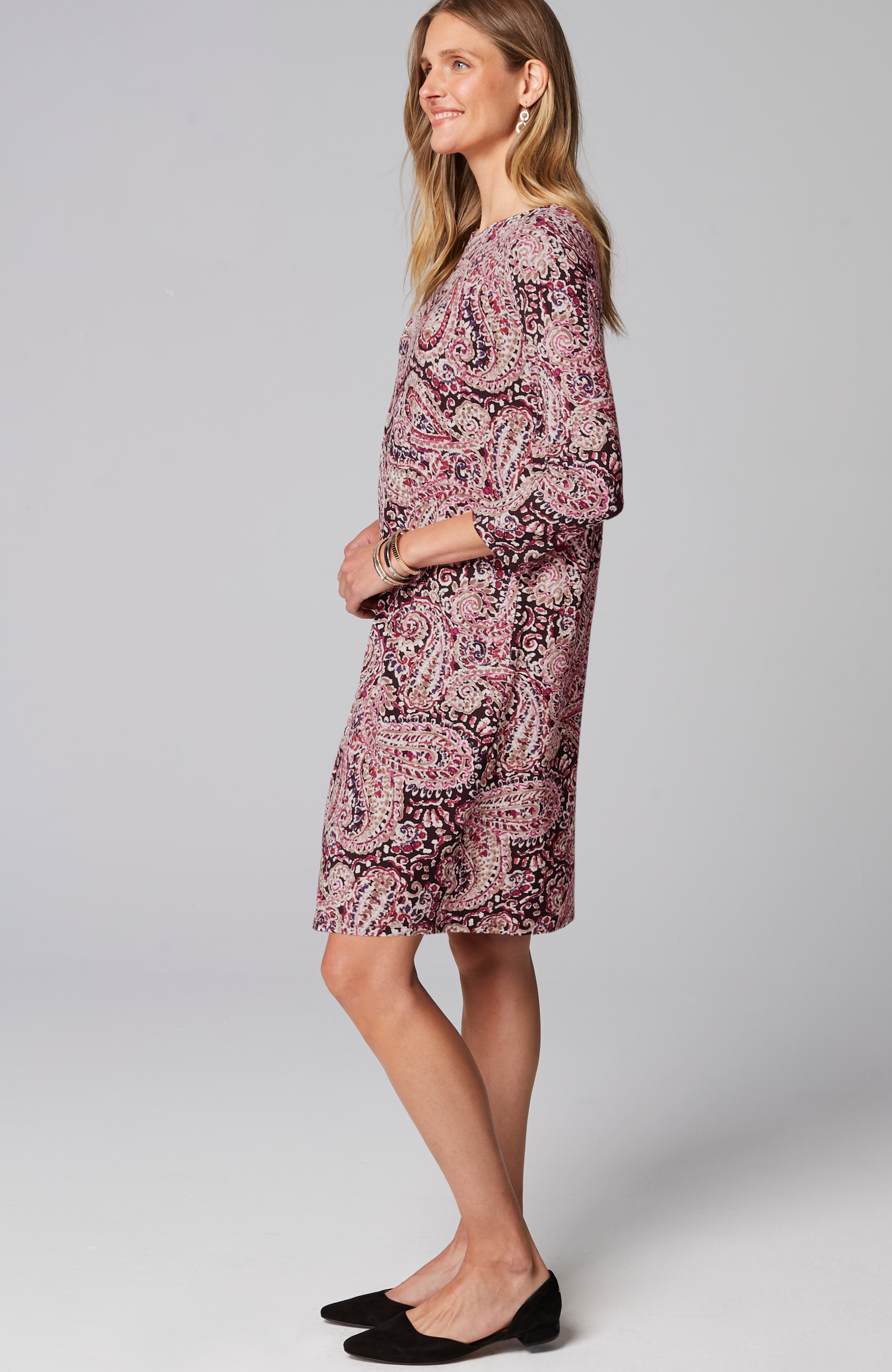 Wearever Knit Pleat-Back Dress