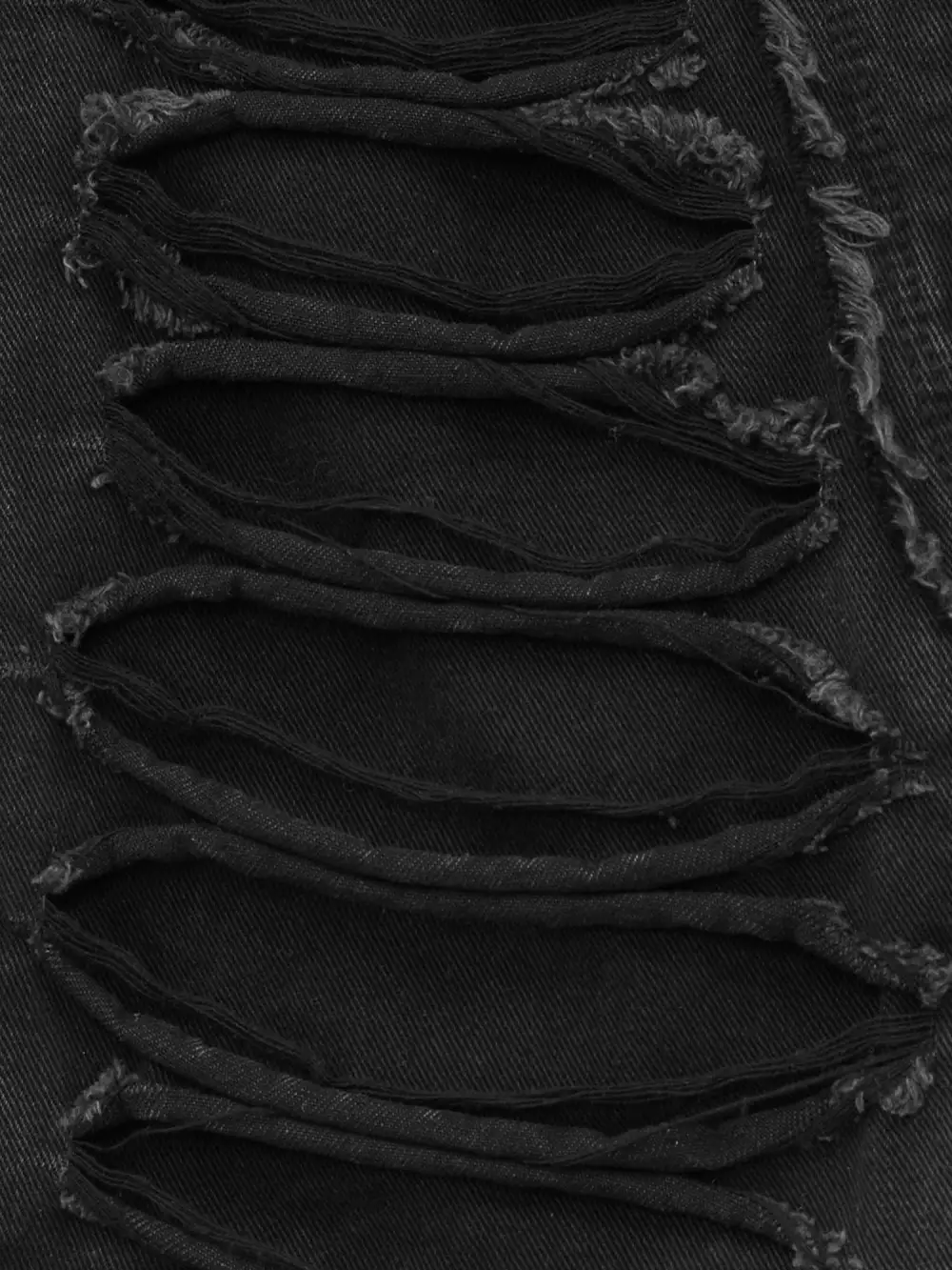 Ripped Double Straight Jeans - 2007