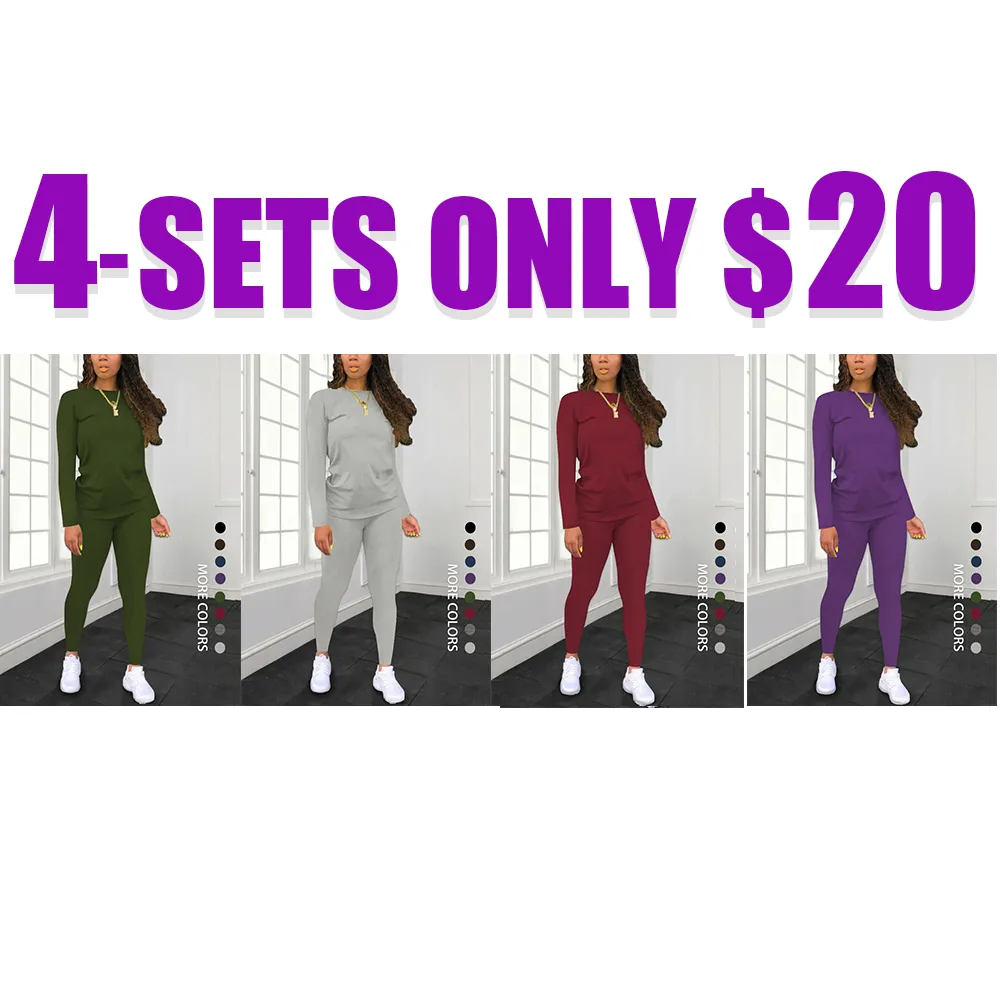 Women's Solid Long Sleeve Top & Pants Set – Minimalist, Casual, Comfy Outfit for Daily Wear.