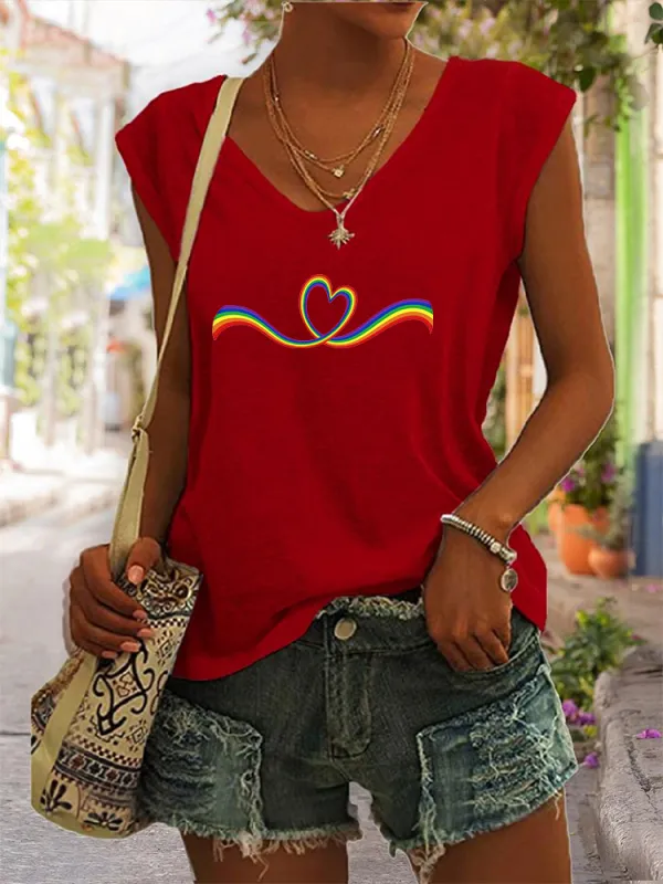 Women's Gay Day V-neck Vest