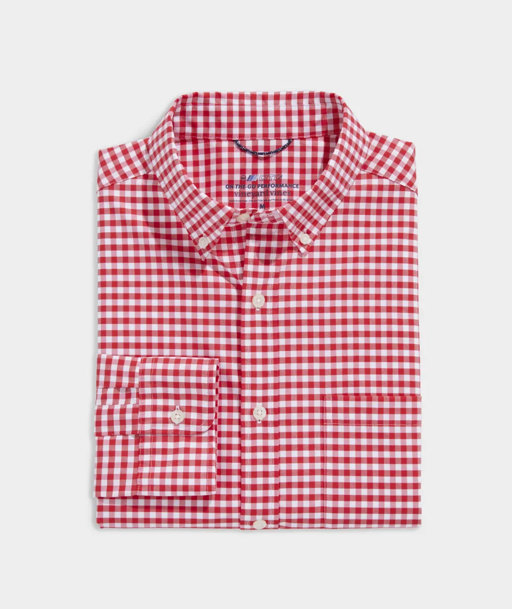 On-The-Go brrr° Gingham Shirt