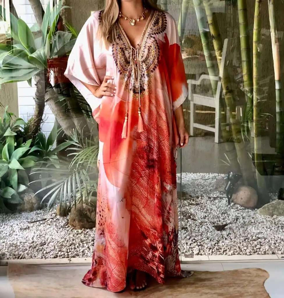 The Peachy Vibes Coco Bella Kaftan 12-20