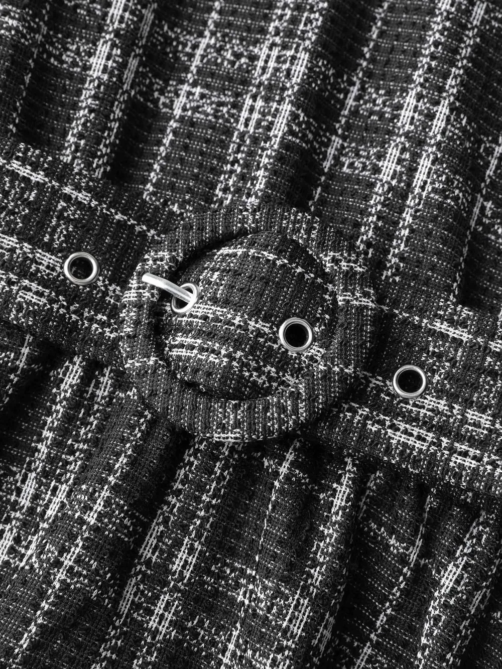 Stretchy Textured Tiered Mini Dress