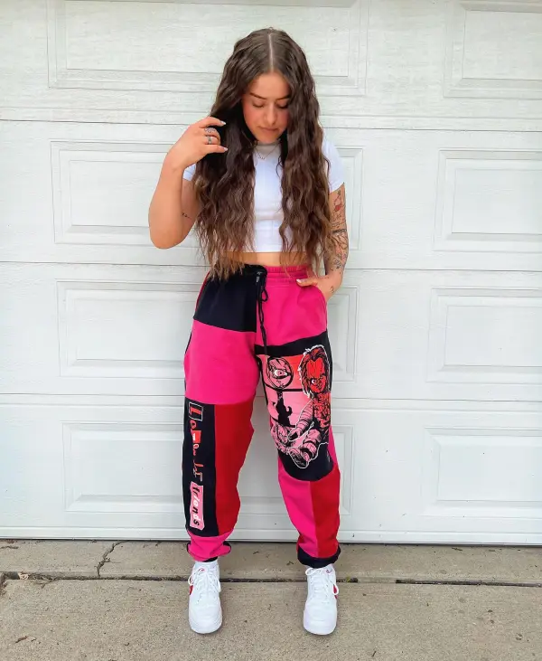 Sweatpants how perfect and cozy piece for your Halloween day