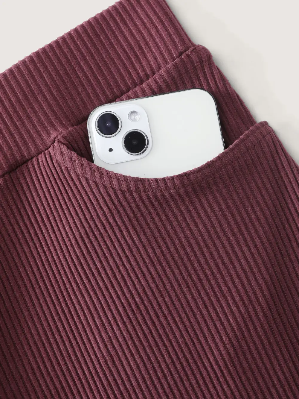 Wavy Edge Straight-Leg Lounge Bottoms