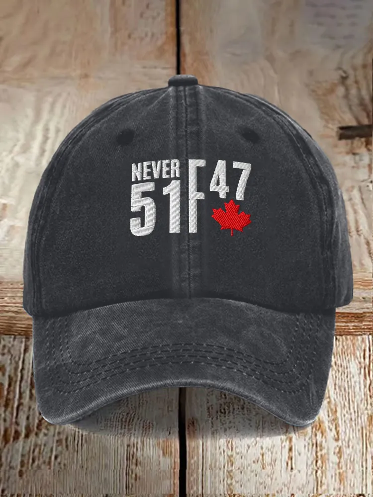 Never 51 F 57 Printed Baseball Caps