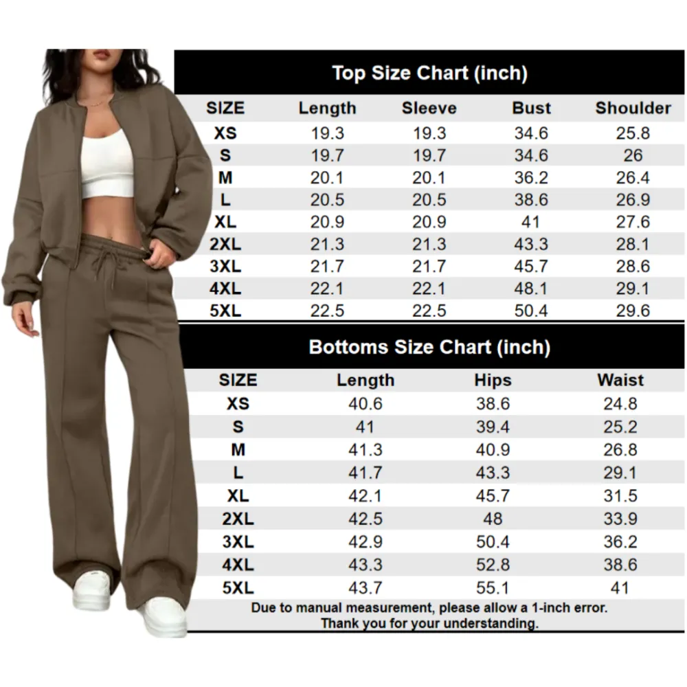 Limited Women's Zipper Jacket & Pants Set