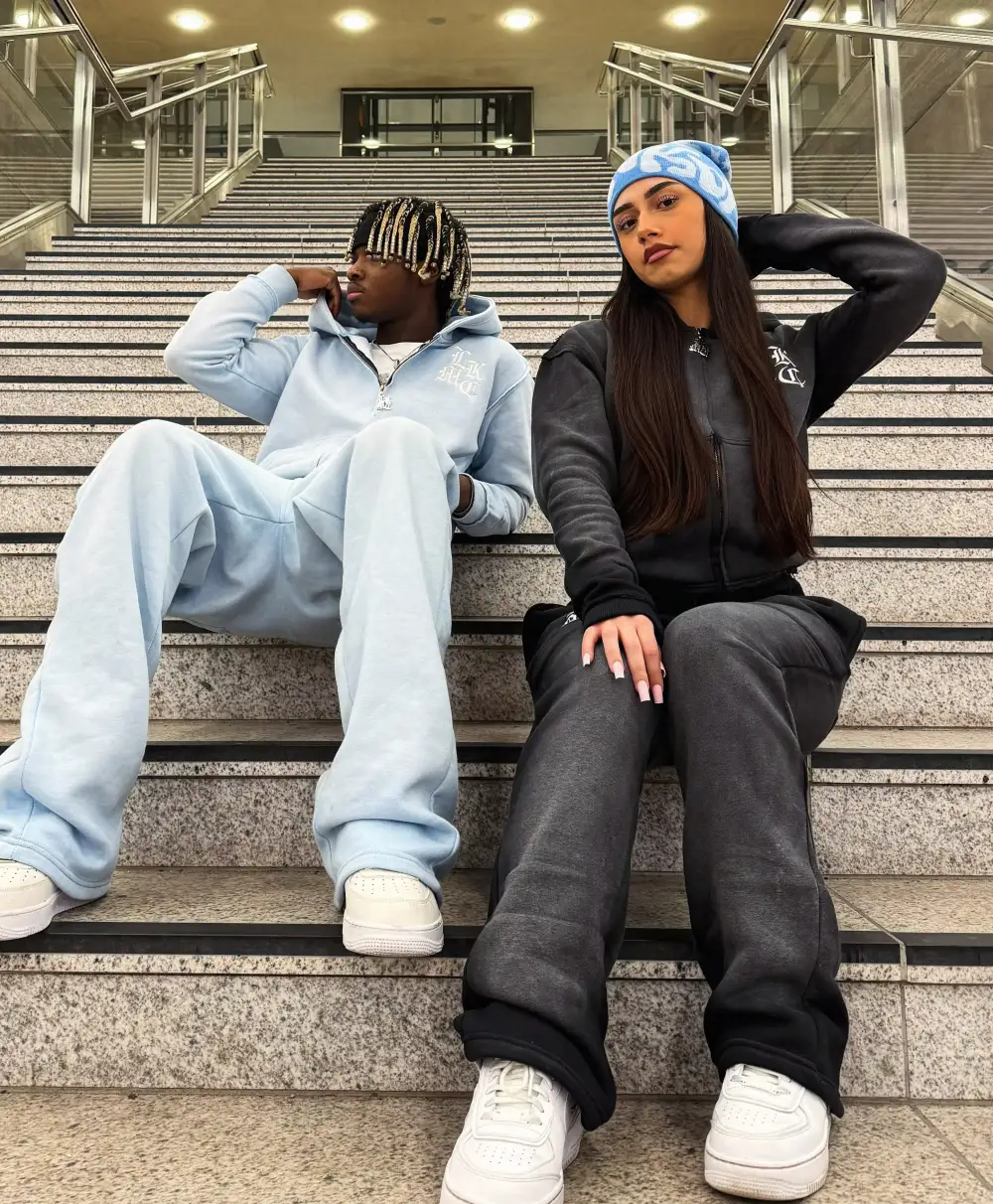 Flared Jogging Pants Dark Grey (Female version)