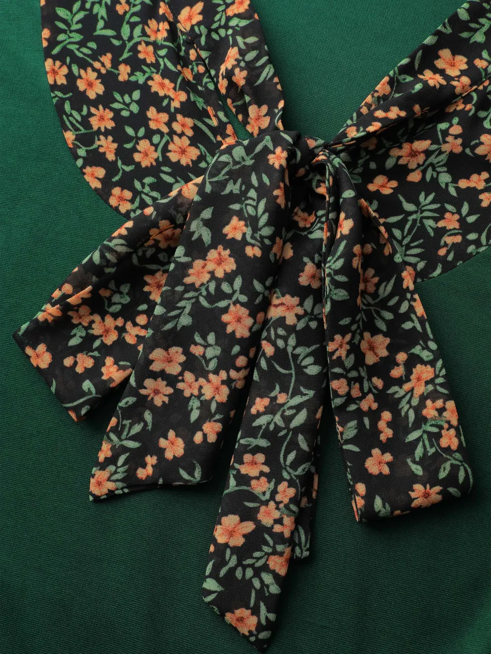 Chiffon Floral Print Stretchy Midi Dress