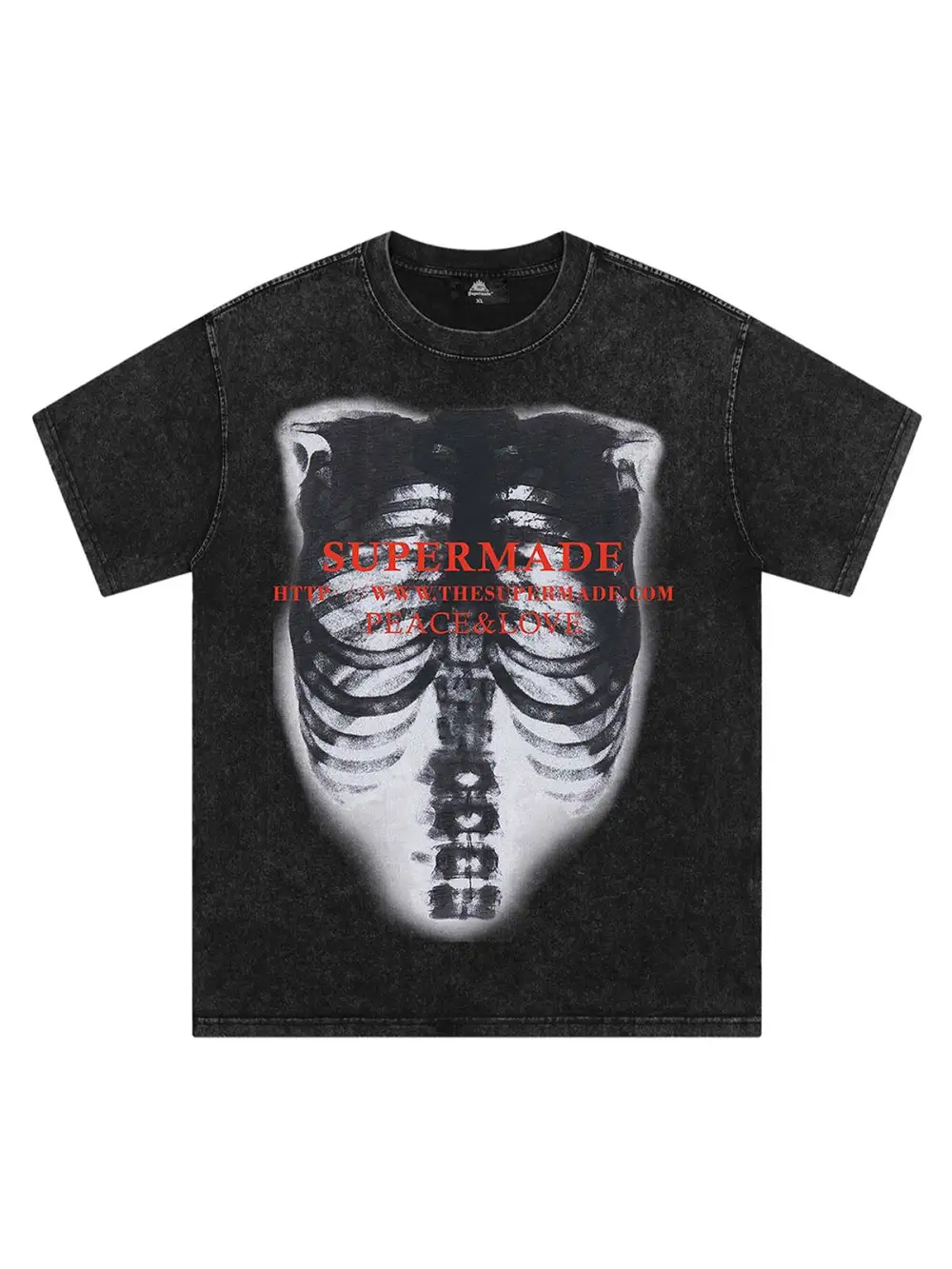 Skull Image Street Hip-Hop T-shirt - 2131