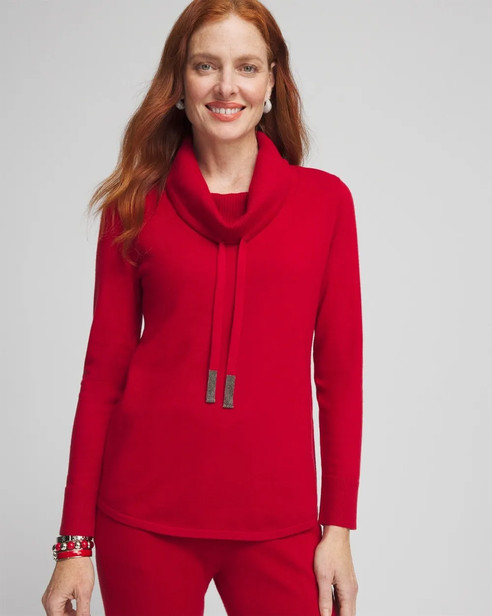 Cashmere Blend Cowl Sweater