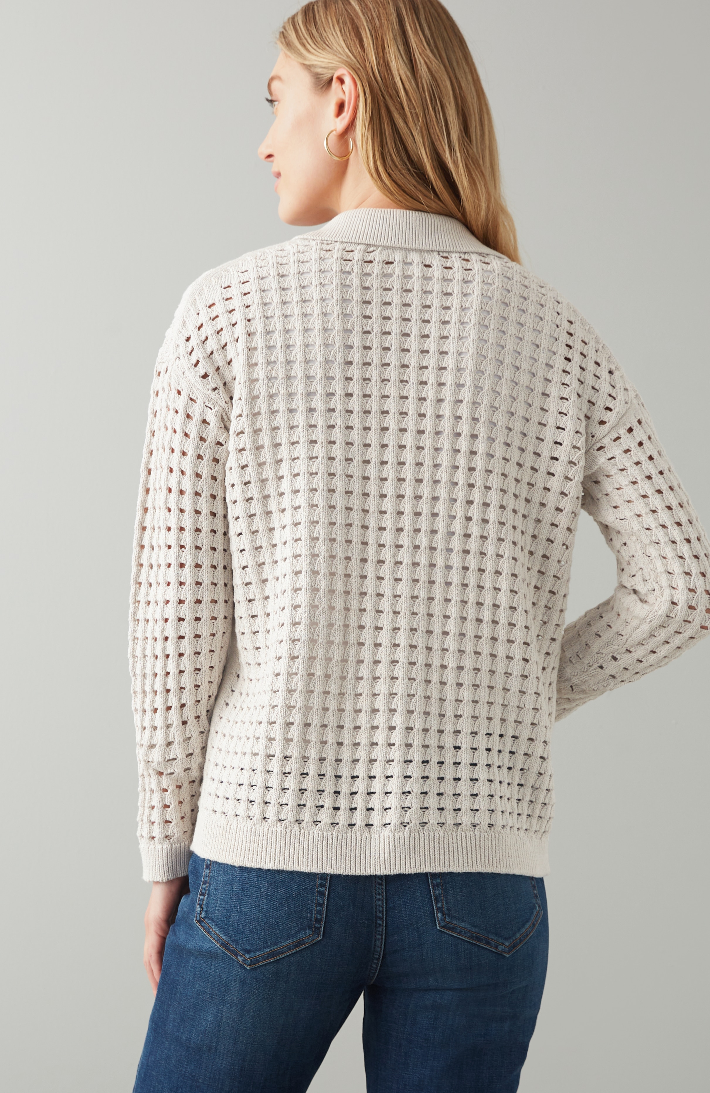 Open-Texture Cardi