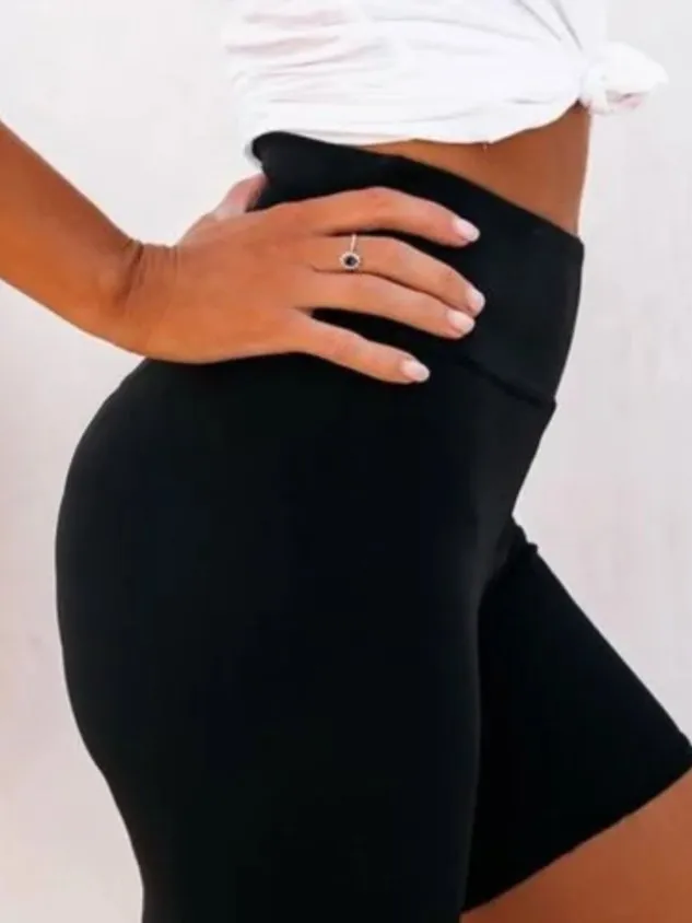 Casual Biker Yoga Shorts