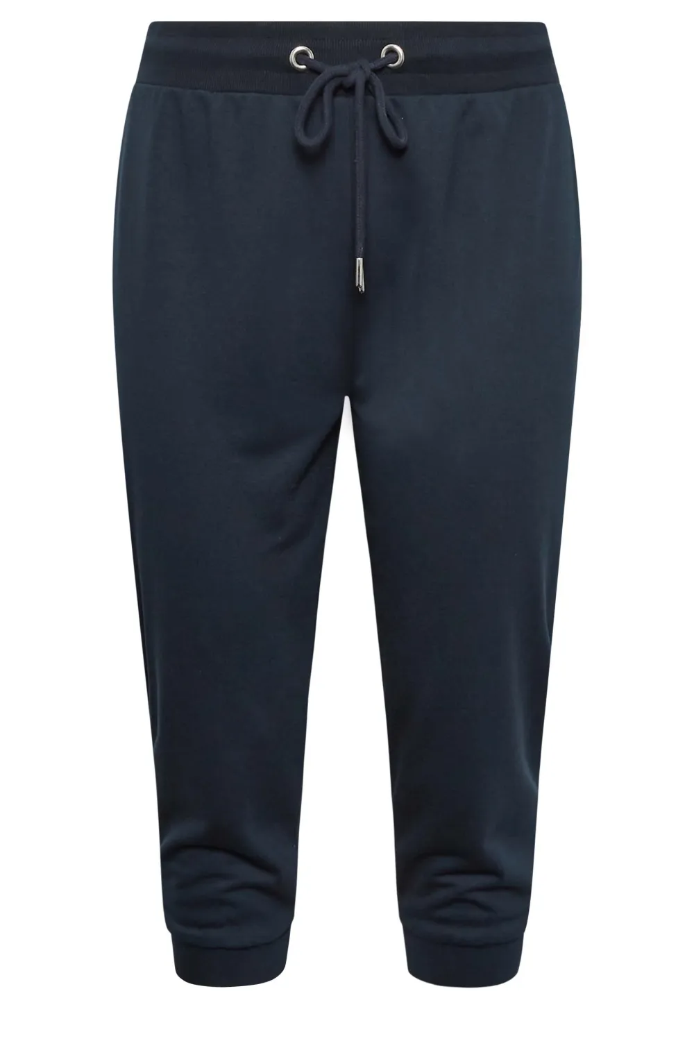 YOURS Curve White Cropped Stretch Joggers