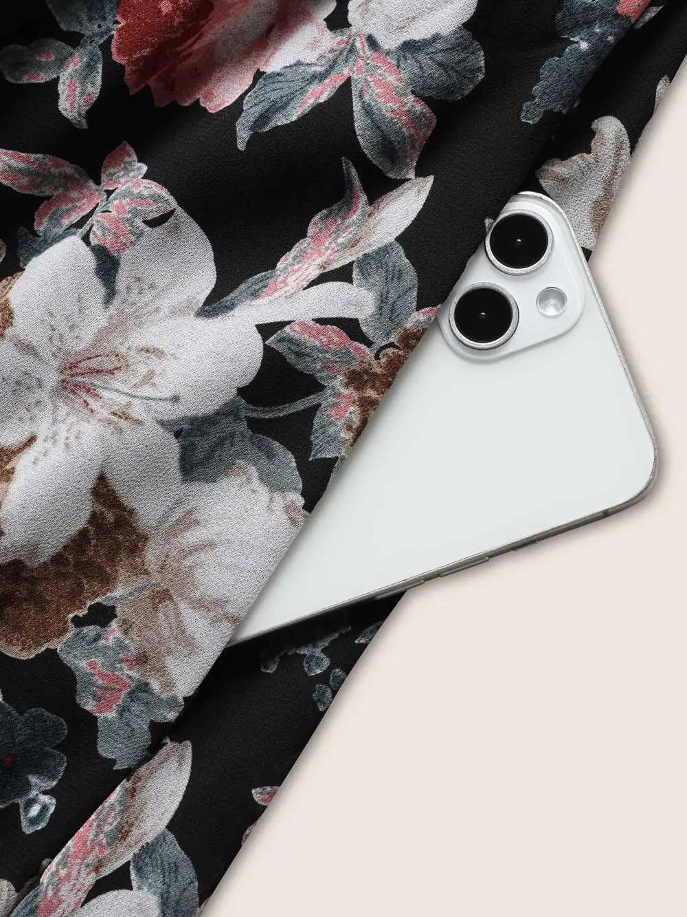 Halter Neck Patchwork Floral Belted Dress