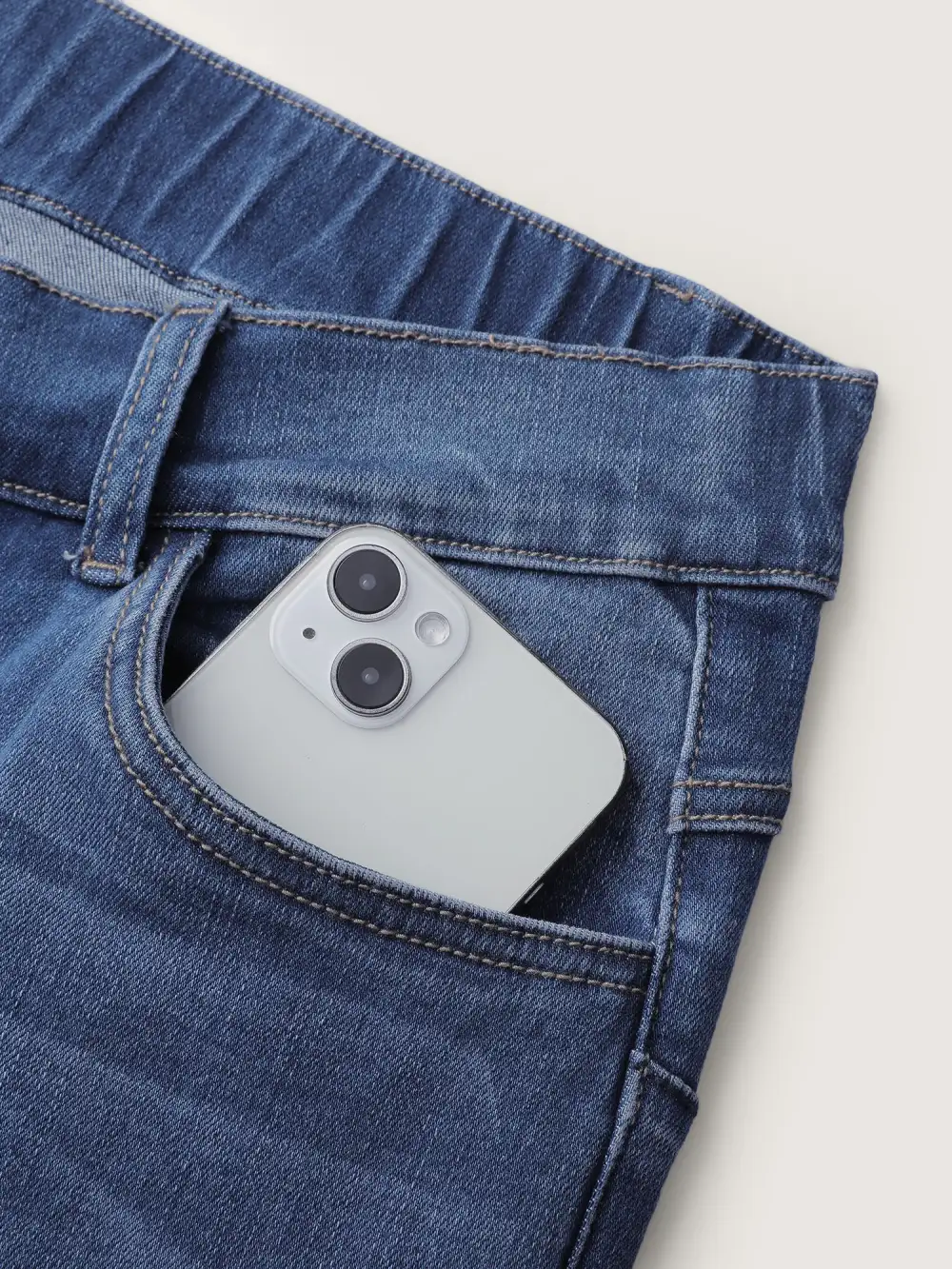 Supersoft Stretchy Waist Skinny-Fit Jeans