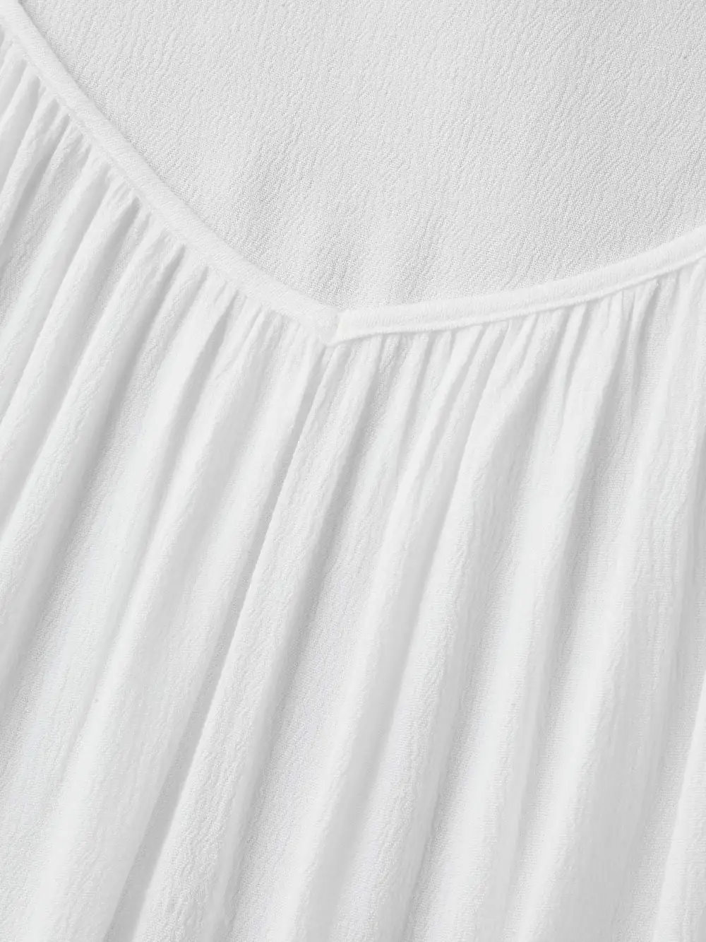 Rayon Flowy Lace Trim Solid Blouse