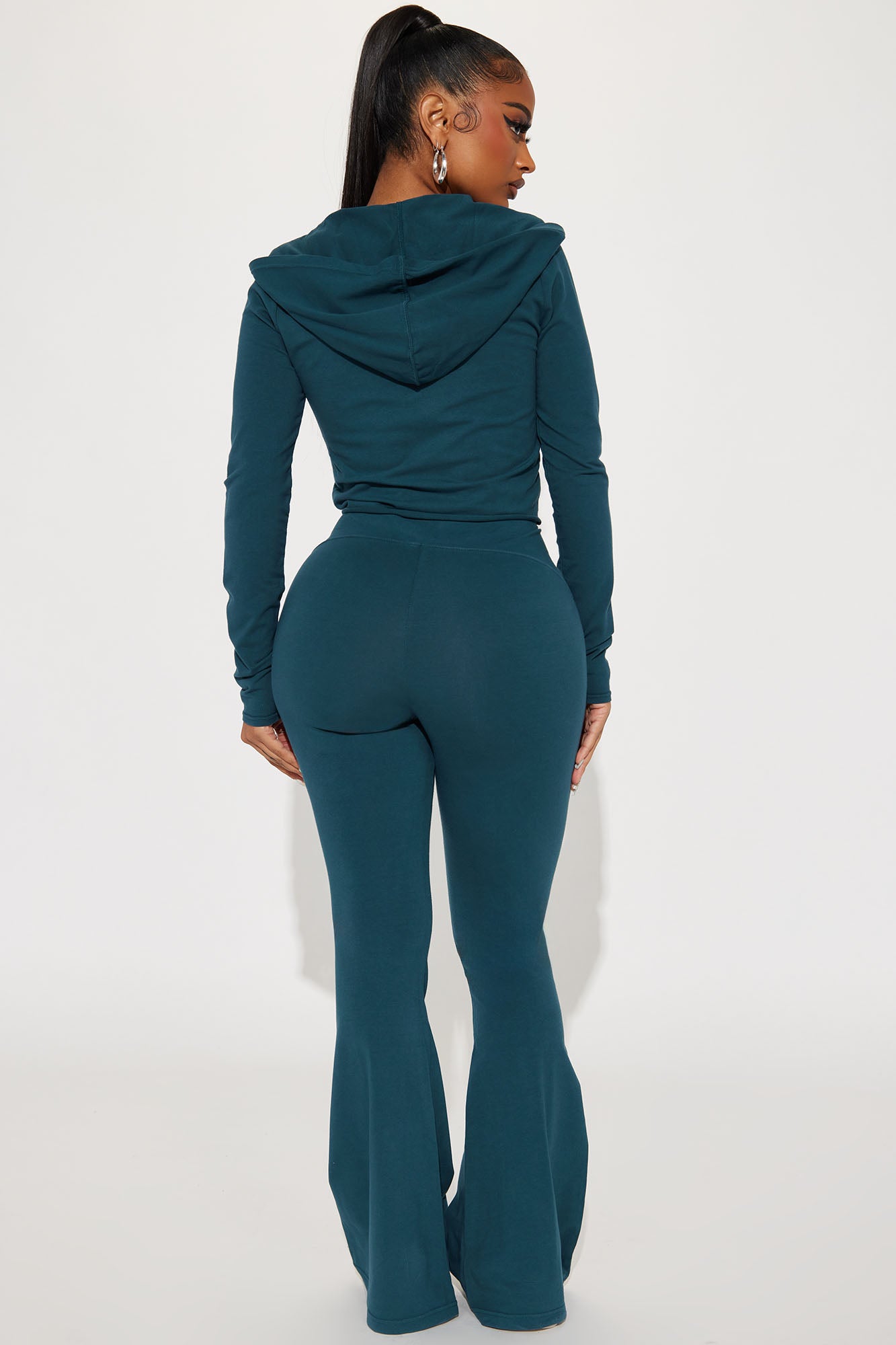 Need Me Vintage Wash Pant Set - Teal