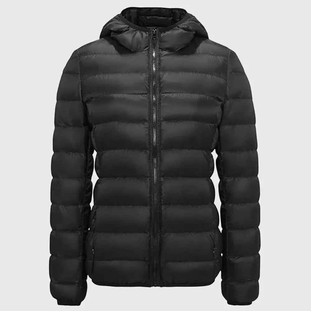 Oversized Down Packable Down Hooded Jacket
