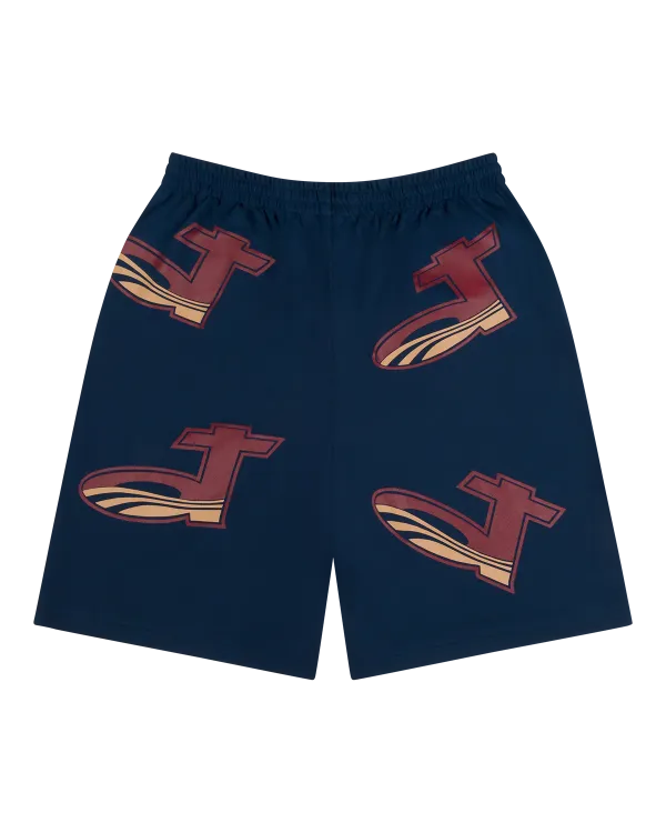 DT Pique Shorts Blue