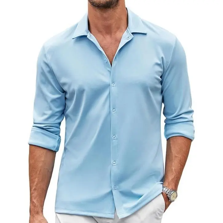 Fall Outfits Men's Shirt Wrinkle Free Dress Shirt
