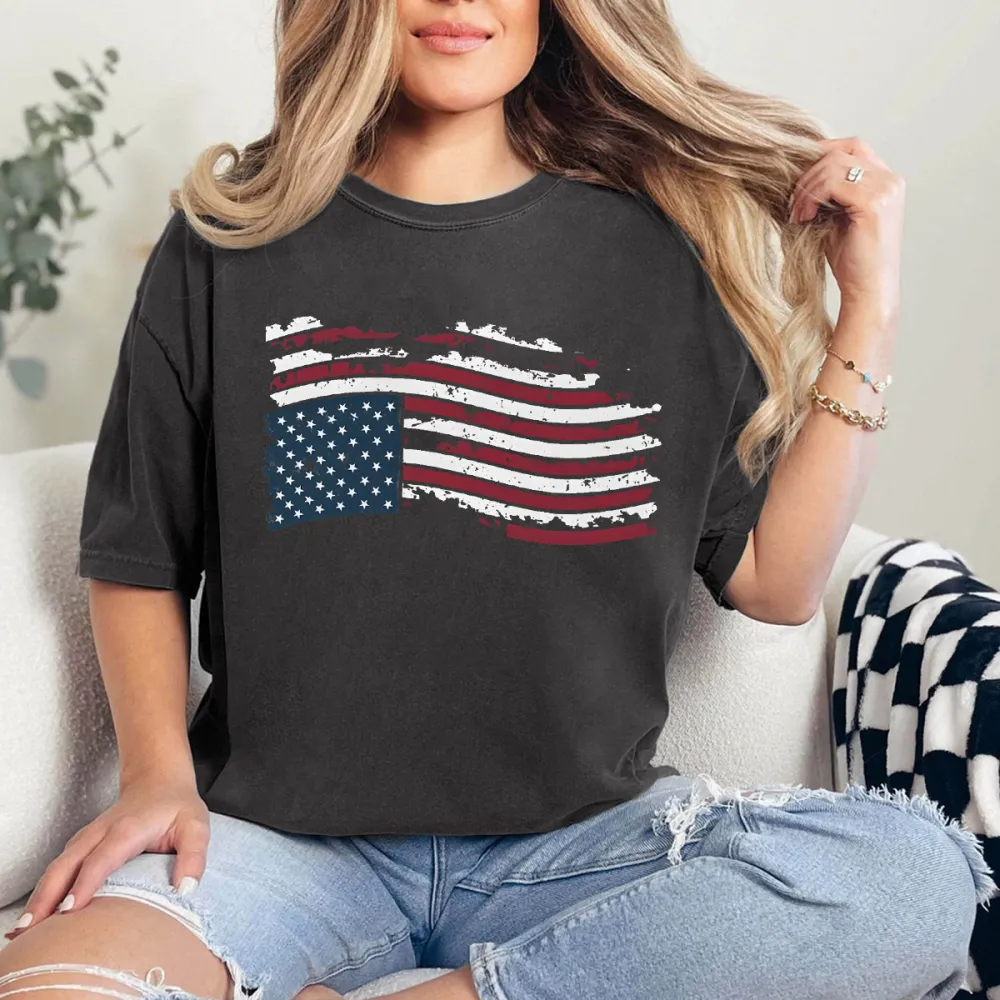 We Are Not Ok USA Flag T-Shirt