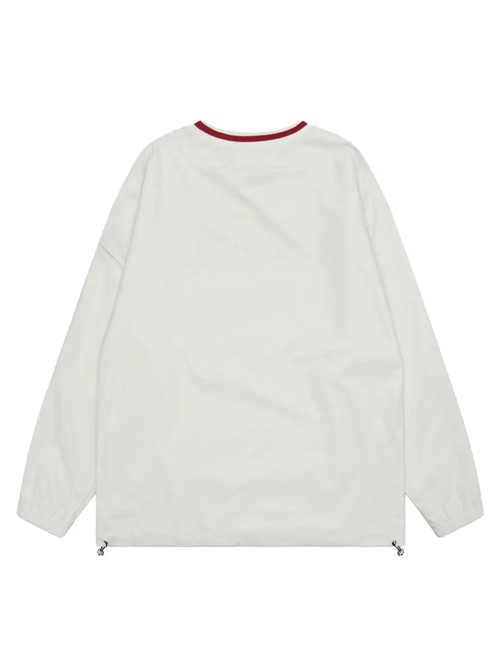 Retro Embroidered Monogrammed V-neck Sweatshirt - 2146