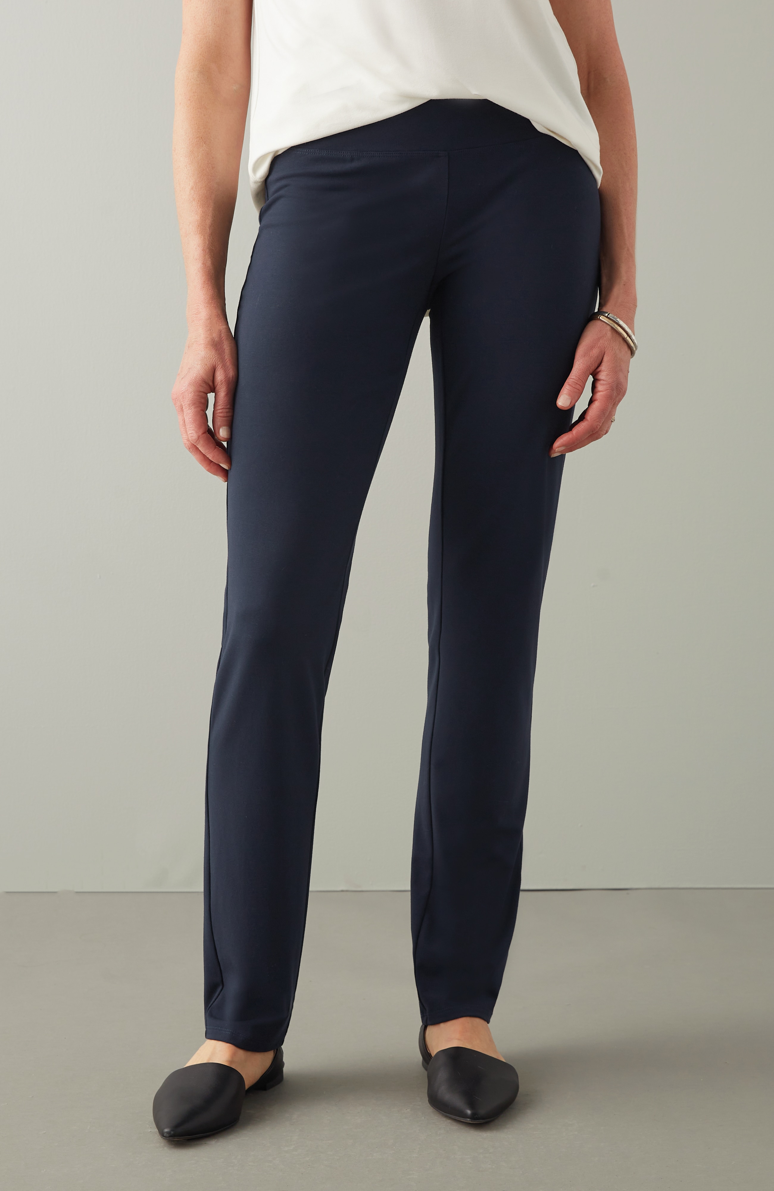 Wearever Smooth-Fit Classic Slim-Leg Pants