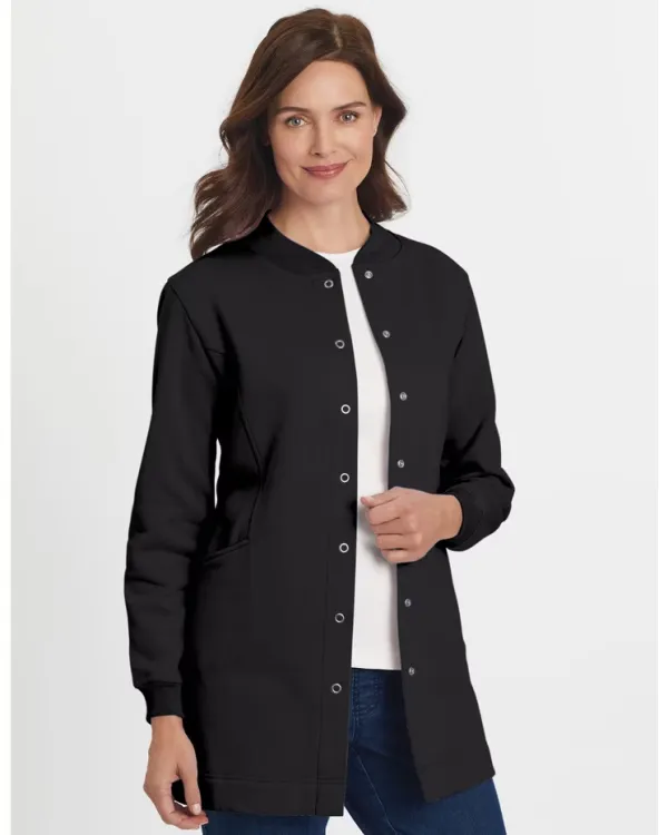 Long Snap-Front Jacket