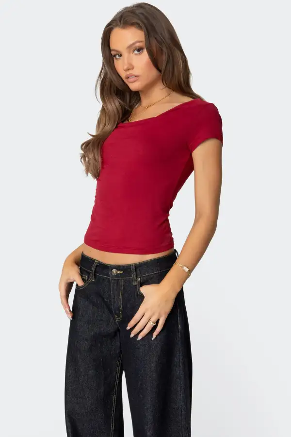 Javi Cowl Neck Top