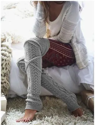 Solid Color Over-The-Knee Socks