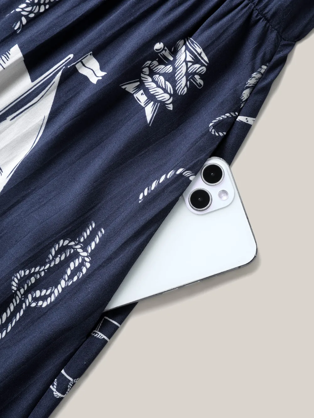 Sea Elements Adjustable Strap Midi Dress